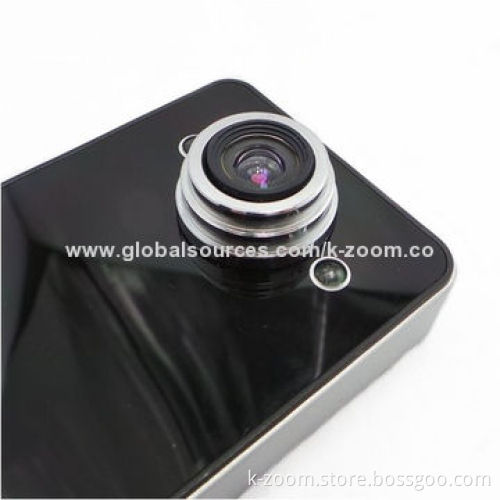 Vehicle recorder, max 1280*720/30fps, 2.4 inches 4:3, 90 degrees view angle